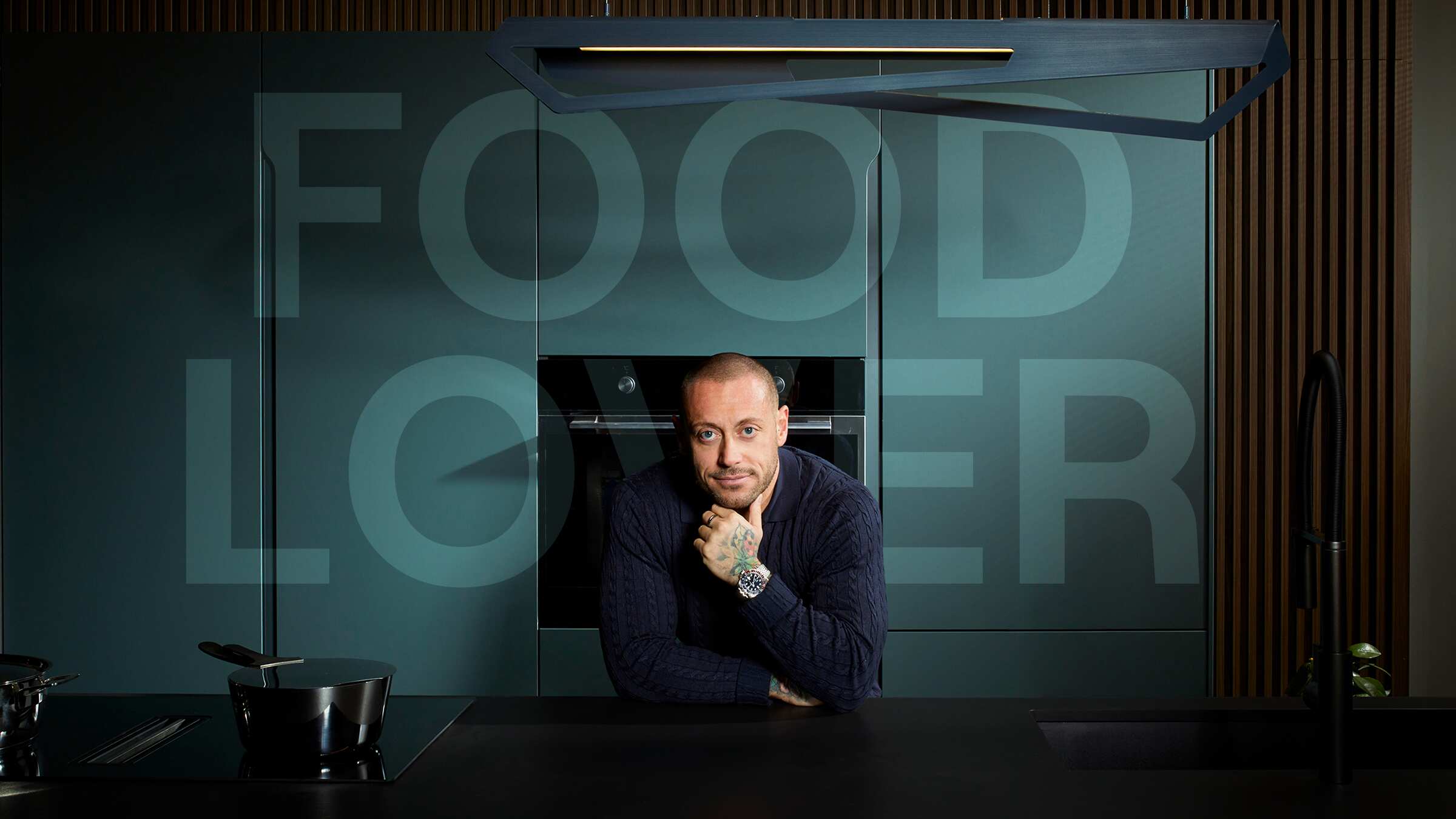 Gianluca Mazzolini, personal trainer a Brescia, in cucina